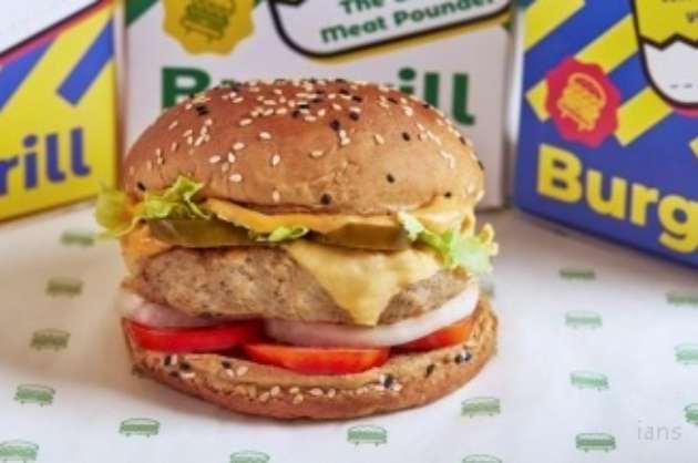 Craving a burger  Bite into a plant based meat patty