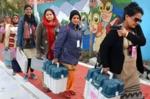 Polling began  in Madhya P