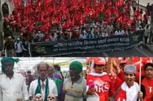 Farmers begin march towar