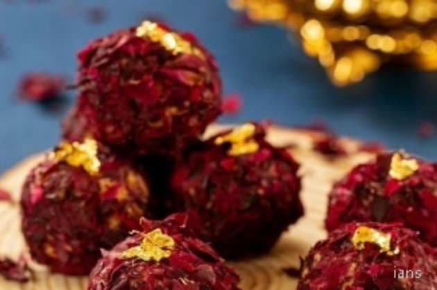 Your Diwali laddoo with a rosy twist