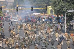 22 FIRs filed in Delhi tractor rally violence  86 cops injured