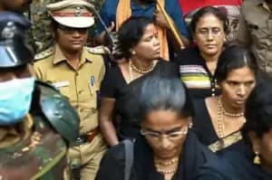 Sabarimala  Two women ret