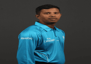Dharmasena first to play and umpire in World Cup final