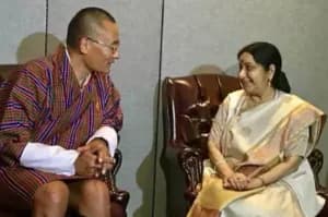 Sushma holds talks with B