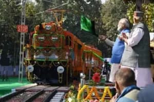 PM visits Varanasi  Flags