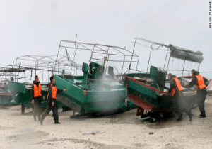 74 missing as South China Sea typhoon sinks boats