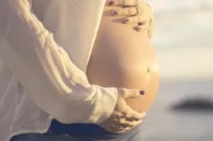 Pregnant woman walks 200