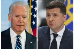 Zelensky  Biden discuss support for Ukraine over phone