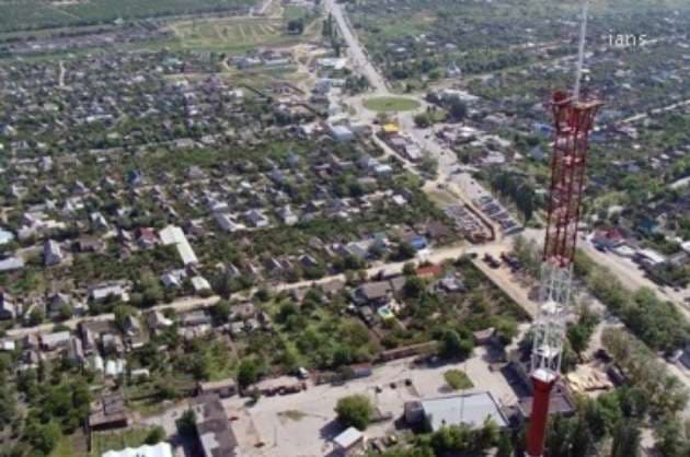 Russian TV channels being broadcast after seizing TV tower in Ukraine cities