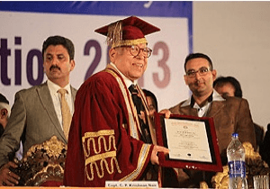 Padmabhushan Capt CP Krishnan Nair, Conferred Honorary Doctorate