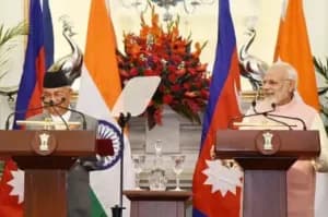 Nepal s PM holds talks wi