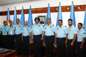 Air Force chief felicitat
