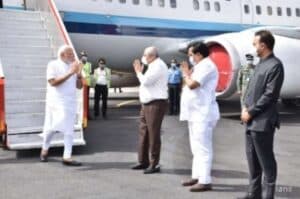 PM Modi plays Gujarati card in Rajkot