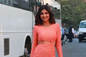 Shilpa Shetty Kundra  This time with my son and newborn daughter is so precious