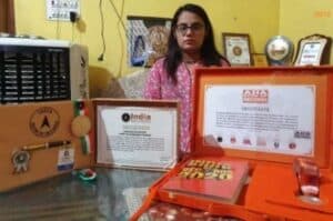 Kamakshi  who trained thousands of policemen  entered the  World Book of Records