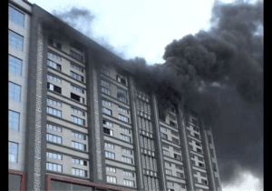 MASSIVE FIRE GUTS TEXTILE MARKET IN SURAT