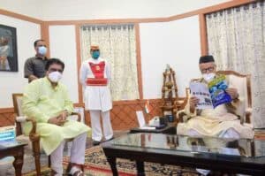 Governor releases Corona Special Issue of    Arogya Deep