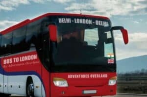 Delhi to London in 70 days by Bus