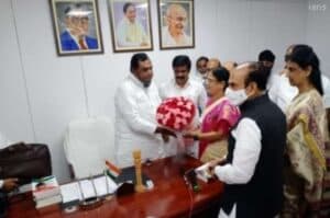 P V  Narasimha Rao s daughter Vani Devi takes oath as MLC