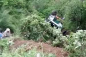 Bus Overturns In Gujarat