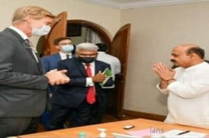 Swedish contingent meets K taka CM  Indian cos CEOs to boost investment