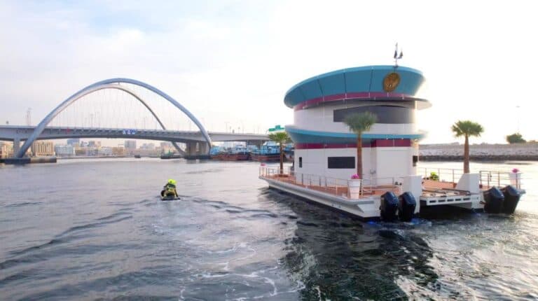 Dubai Introduces Sustainable Floating Fire Station