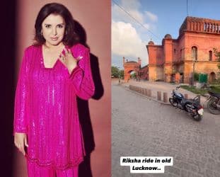 Farah Khan Takes Auto-Rickshaw Ride in Lucknow, Explores Rich Heritage of 'Awadh'