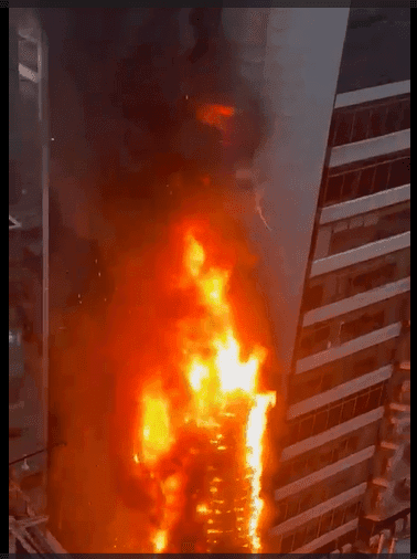 Massive Fire Contained at Times Tower Building in Mumbai; No Casualties Reported