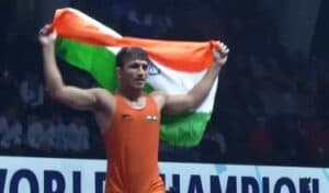 Chirag Chikkara Wins Gold at U23 World Wrestling Championship; India Wins Nine Medals Altogether