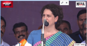 Priyanka Gandhi Vadra Addresses a Meeting in Wayanad