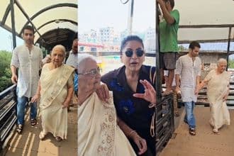 Archana Puran Singh’s 94-Year-Old Mother Takes a Ferry Ride in Mumbai