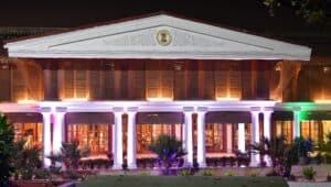 Maharashtra Raj Bhavan Shines Bright with Colourful Lights on Eve of Republic Day