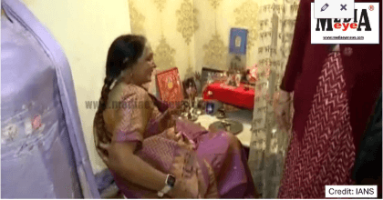 Morning Visuals from Delhi’s New Chief Minister Before the Oath-Taking Ceremony at Ram Lila Maidan