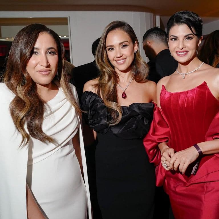 Jacqueline Fernandez Meets Jessica Alba At Cannes: Still So Speechless
