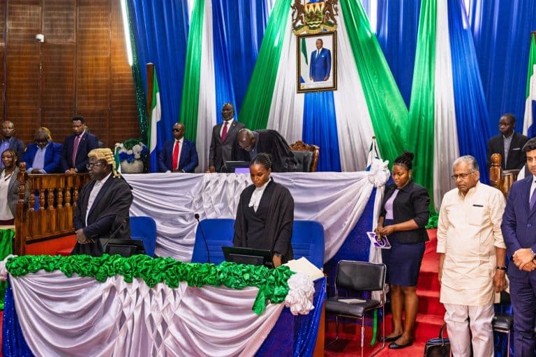 Sierra Leone Parliament Observes Moment of Silence in Honour of Pahalgam Terror Attack Victims