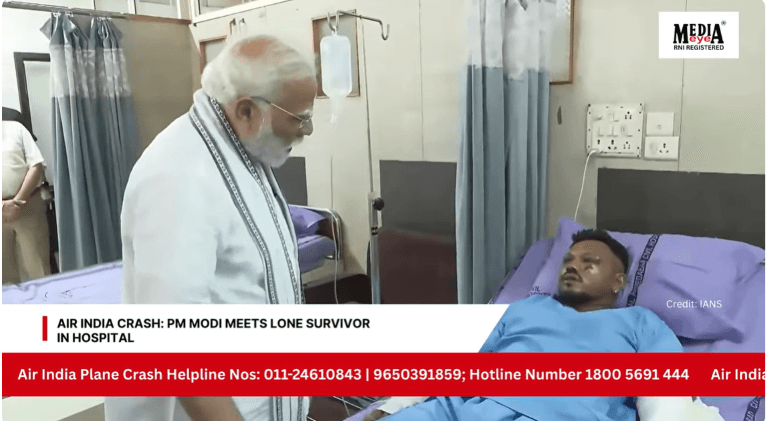 Air India Crash: PM Modi Meets Lone Survivor in Hospital