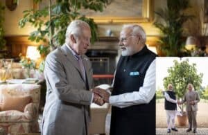 PM Modi Meets King Charles at Sandringham House, Gifts Him Tree Sapling Inspired by ‘Ek Ped Maa Ke Naam’ Initiative