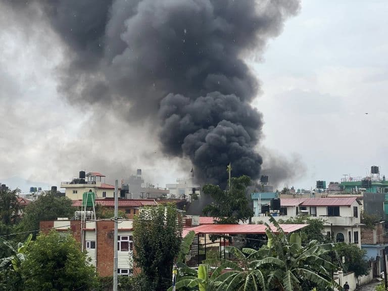 Houses of Nepal PM Oli, Other Top Leaders Allegedly Torched as Unrest Escalates