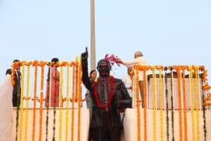 Gujarat CM Bhupendra Patel Pays Tribute to Dr B.R. Ambedkar on Constitution Day in Gandhinagar