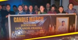 Candlelight March Held in Agartala Protesting Death of Tripura Student Angel Chakma