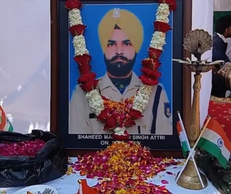Pulwama  Terror Attack: Dinanagar Commemorates 7th Martyrdom Anniversary of CRPF Constable Maninder Singh