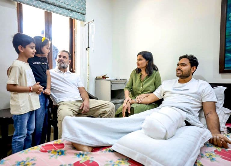 Rahul Gandhi Highlights CRPF Officer’s Sacrifice, Flags Career Issues in CAPF