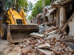 Protests Erupt at Park Circus in Kolkata Over Bulldozer Demolition Drive in Tiljala