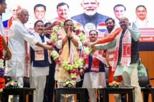 Himanta Biswa Sarma Meets Governor to Stake Claim for New BJP-Led NDA Government in Assam; To Take Oath on May 12