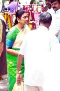Amid Udhayanidhi Stalin’s Sanatan Dharma Controversy His Mother Durga Prays at Nimishamba Temple