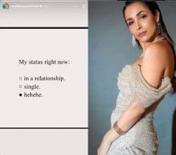Malaika Arora Reveals Relationship Status, Shares Personal Reflections in a Post