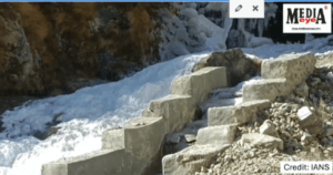Freezing Temperature At Badrinath, Uttarakhand
