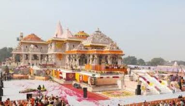 Striking 161-Ft Golden Spire to Adorn Ram Mandir in Ayodhya as Construction Picks Up