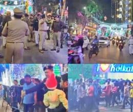 Extensive Security Arrangements in Kolkata for Christmas