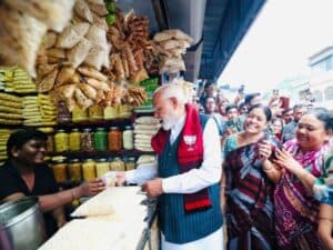 PM Modi’s Jhalmuri Stop Sparks Surge in Online Searches, Hits Two-Decade High